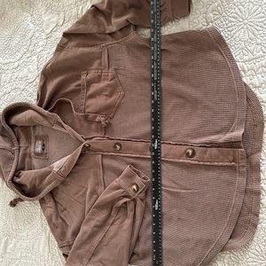 American Eagle waffle hoodie
